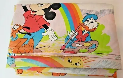 Duvet Cover Kids Zipper Pink Disney Mickey Mouse Bedding Linen Daisy Minnie  • $35