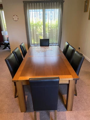 $149 • Buy 8 Dining Chairs Used (excludes Table)