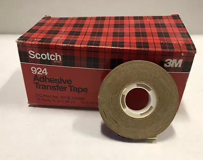 Scotch Atg Adhesive Transfer Tape 924 1/2 X36 Yd  1 Roll. • $9.99