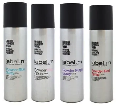 Label.M Powder Spray 150ML Spray In Wash Out Instant Colour Transformation • £8.99