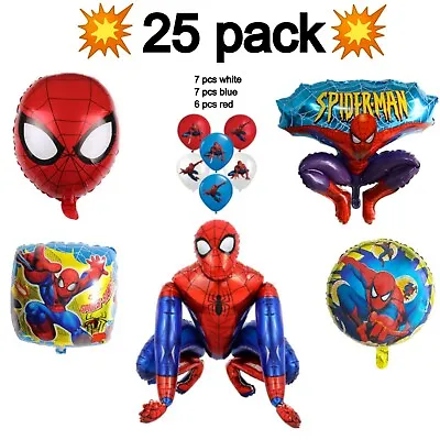 $14.95 • Buy Spiderman Large Self Stand 3d Superhero Foil Balloon Latex Birthday Party Decor