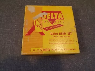 Delta Rockwell 6  DADO Head Set 5/8  Arbor Hole #34-334 -Excellent • $29.95