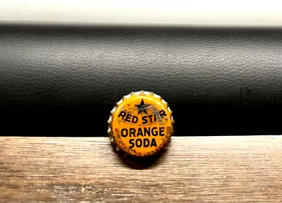 Vintage Red Star Orange Soda Pop Cork Bottle Cap Nugrape Bottling Quincy  Fl • $12