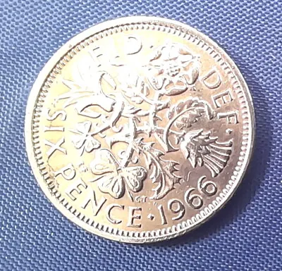 Polished Silver Sixpence  Choose Your Year 1953-1967 - Birthday Wedding Gift • £1.99
