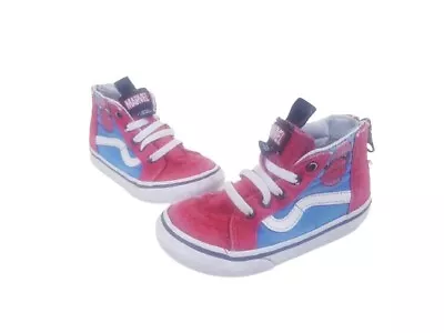 Vans Marvel Baby Lace Up Trainers Sneakers Shoes Size 7UK/24EUR Regular  • £11.21