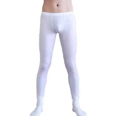 Men's Compression Base Layer Gym Sports Pants Tights Running Bottoms Long Johns • $10.97