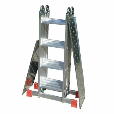 Multi Purpose Ladder Superior BIG RED FOOT Folding Combi Extension Stair Ladders • £144.98