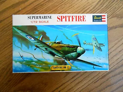 VINTAGE Revell #H611-49 Supermarine Spitfire MKII Model Kit  Open Box • $6.49