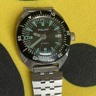 Poljot Amfibia Diver Watch Automatic 23 Jewels  • $170