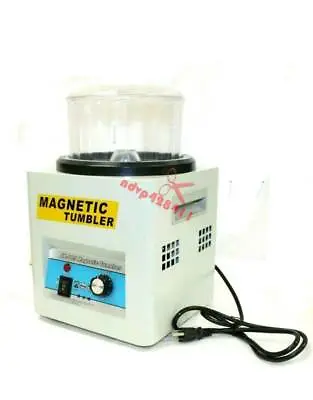 New Magnetic Tumbler Jewelry Polisher Machine Finisher 180mm Jx-185 Time Control • £254.97