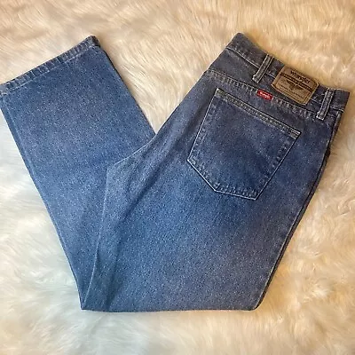 Vintage Wrangler Jeans 36 X 29 Blue Denim Regular Fit 96501DS • $20