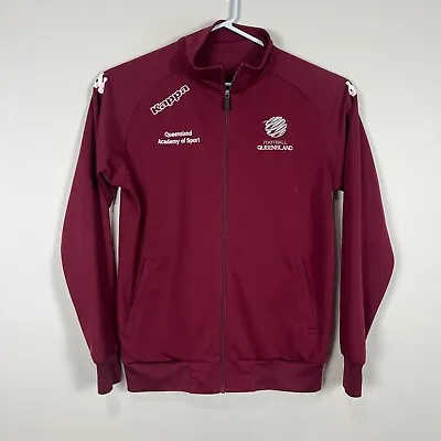 Queensland Football QLD Kappa Player Issue Soccer Full Zip Jacket Men's Medium M • $59.99