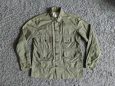 Garbstore Men's Military Cotton Button Shirt Jacket Size XS Multi Pocket • £20