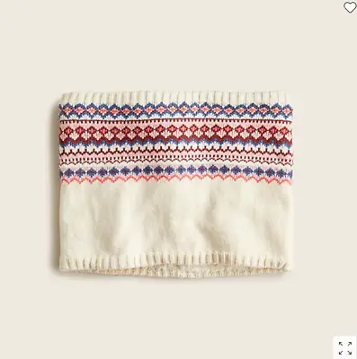 J. Crew Girls' Snood In Fair Isle OS BC928 • $25