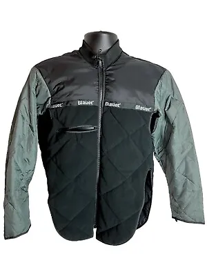 BLAUER Black Quilted Fleece Polyester Liner For Police Military Jackets Men’s S • $29.99