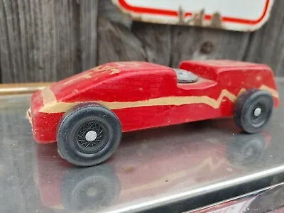 Vintage 49ers Painted Pinewood Derby Car • $11