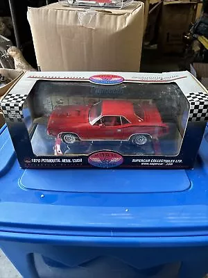 1/18 Highway 61 Supercar Collectibles Red 1970 Plymouth Hemi Cuda 1 0f 1002 CIB • $99