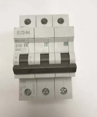 Eaton  Mem Memshield 2 Mdl310 10a Triple Pole Type D Mcb  Fuse Switch • £30