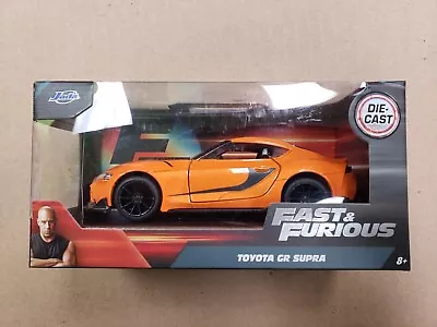 Jada Toys Toyota GR Supra Orange Fast & Furious 1:32 Diecast New 2024 • $11.49