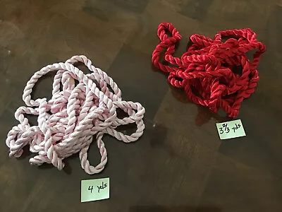 Pink & Red Decorative Rope Trim For Home Decor Sewing • $5