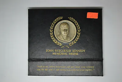 1964 John Kennedy Memorial Medal .999 Pure Silver Medallic Art Co. NY.  #958 • $50