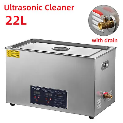 Commercial 22L Ultrasonic Cleaner Cleaning Machine Industry Heated W/ Timer New • $179.90