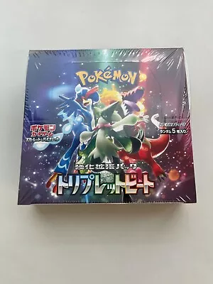 $198 • Buy Pokemon Scarlet & Violet Triplet Beat Booster Box Sv1a Japanese Factory Sealed