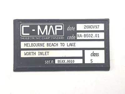 C-MAP NA-B502 NT C-Card Electronic Chart Map Melbourne Beach To Lake Worth Inlet • $59.95