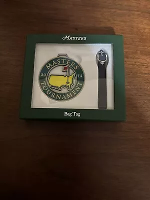 2015 MASTERS Golf BAG TAG From AUGUSTA NATIONAL In BOX • $25