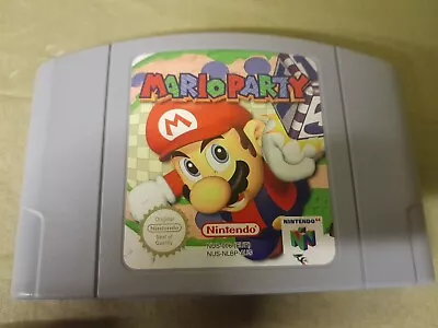 Mario Party Nintendo 64 N64 Game Genuine Cartridge Tested PAL • $42