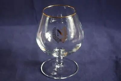 Vintage Napoleon Brandy Snifter Glass With Gilded Rim • $9.66