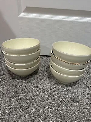 Vietri Lastra Crema Bowls 8 TOTAL NEVER USED • $120