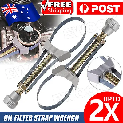 60-120mm Oil Filter Removal Tool Adjustable Aluminium Strap Wrench Car Wrench OZ • $9.85