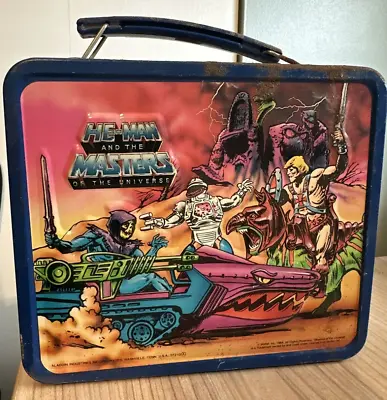 Vintage HE-MAN AND THE MASTERS OF THE UNIVERSE LUNCH BOX • $29.99