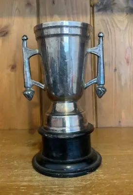 NOT ENGRAVED Vintage Silver Plate Trophy Loving Cup Trophies Trophy • $37.32