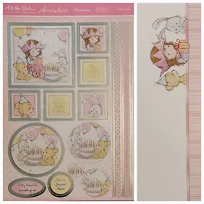 £2.50 • Buy HUNKYDORY ALL THE GIRLS Party Guests- 3d Die-cut Luxury Topper & Card Kit