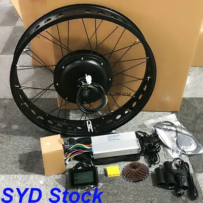 $476.99 • Buy SYD AU,48V 1500W Hub Motor Rear Wheel Conversion Kit For 26in Fat Bike Snow Bike