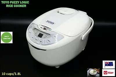 TOYO Fuzzy Logic Multi-Function Rice Cooker LED Display (10 Cups/1.8L) Brand New • $130