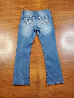 $14.10 • Buy Hydraulic Lola Slim Boot  Bootcut Womens Juniors 9 X 29 Meduim Wash Jeans
