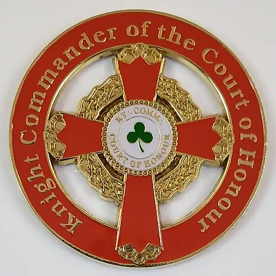Auto Emblem Mason Knight Commander Of The Court Honour KCCH (SCA-1034) Freemason • $9.99