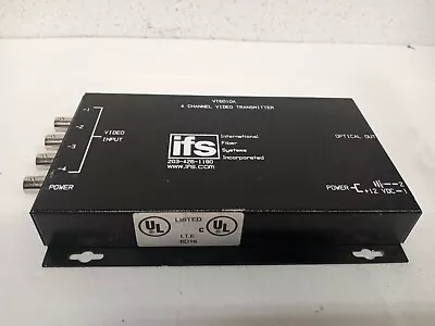 IFS International Fiber Systems GE Security VT6010A 4 Channel Video Transmitter • $40.29