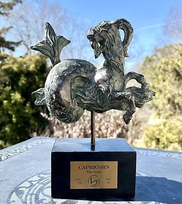 Austin Products Zodiac Brutalist Sculpture Vtg 1970s Capricorn Goat Astrology • $79.95