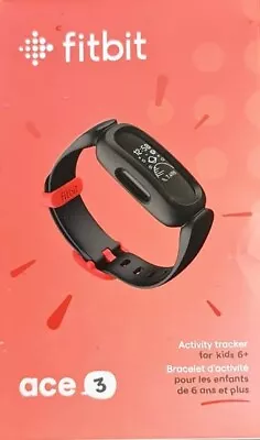 Fitbit Ace 3 Kids Activity Tracker (Black/Red)/FB419BKRD-FRCJK • $99.99