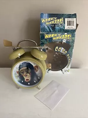 Wacky Wakers Chimp Monkey Alarm Clock  Feldstein Rise & Shine Chimp New • $29