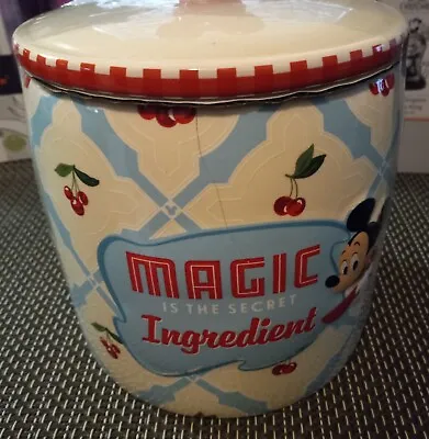 Disney Mickey Mouse Magic Is The Secret Ingredient Cookie Jar • $35