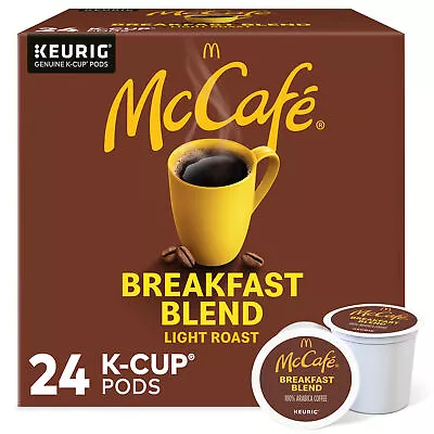 McCafe Breakfast Blend Coffee Keurig K-Cup Pods Light Roast 24 Count • $13.99