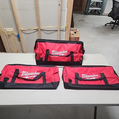 Lot Of 3 NEW Milwaukee Tool Bag 23  X 12  X 12  - Brand New Free Shipping • $57.48