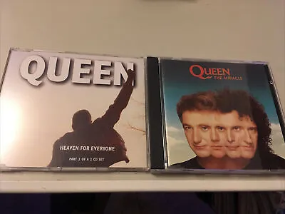 Queen The Miracle CDs Includes Bonus Tracks Plus Heaven For Everyone Part 2 • £2.50