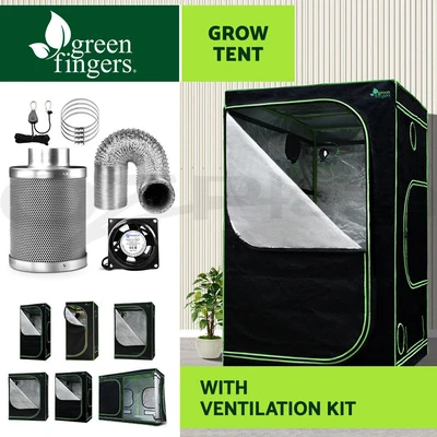 $109.95 • Buy Greenfingers Grow Tent Kits Hydroponics Indoor Reflective 600D Oxford Cloth