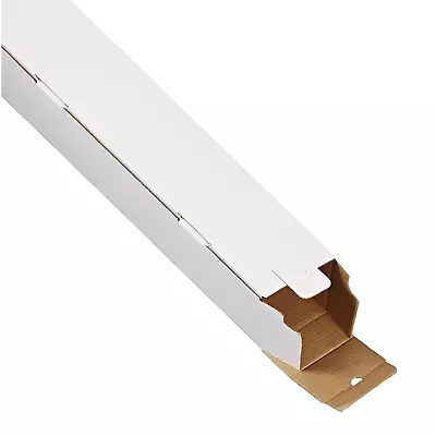 Aviditi White Corrugated Cardboard Square Mailing Tubes 3 W X 3 H X 18 L Pack • $46.95